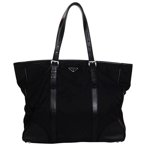 prada tessuto black nylon tote|conscious prada nylon bag.